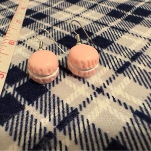Pink Macaron Earrings